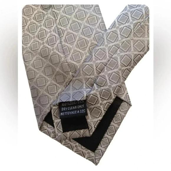 Joseph & Feiss Silk Silver Grey  Neck Tie - Picture 2 of 4